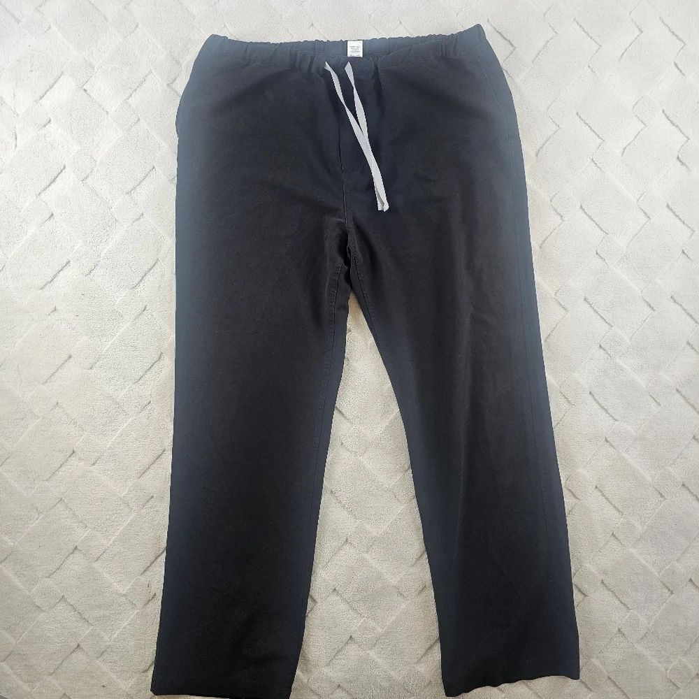 Figs Pisco Basic Scrub Pants Mens Extra Large Black Medical Nurse Wear